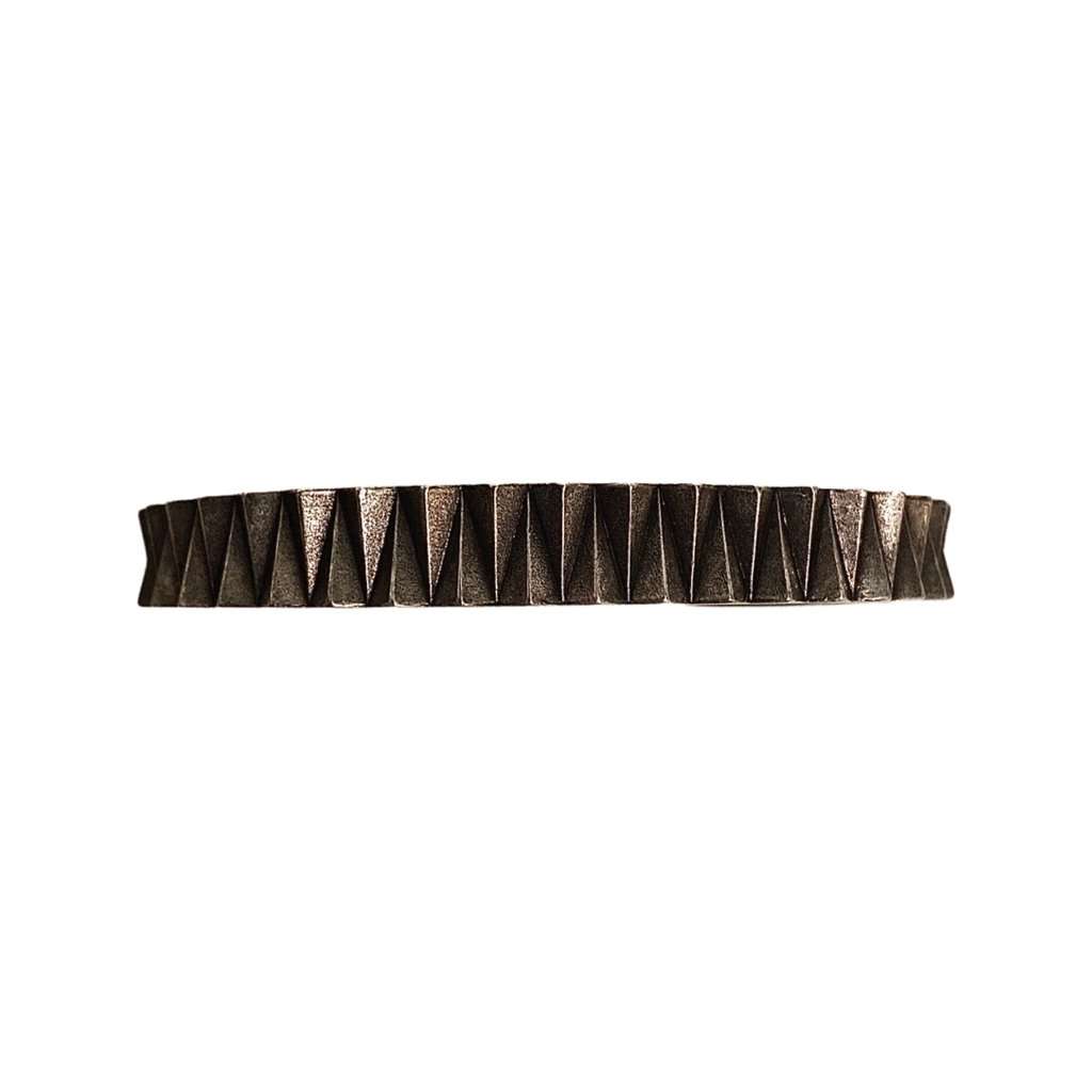 Saint Laurent Saint Laurent Gear Silver Gunmetal Bracelet Large Silver Never worn - Front View
