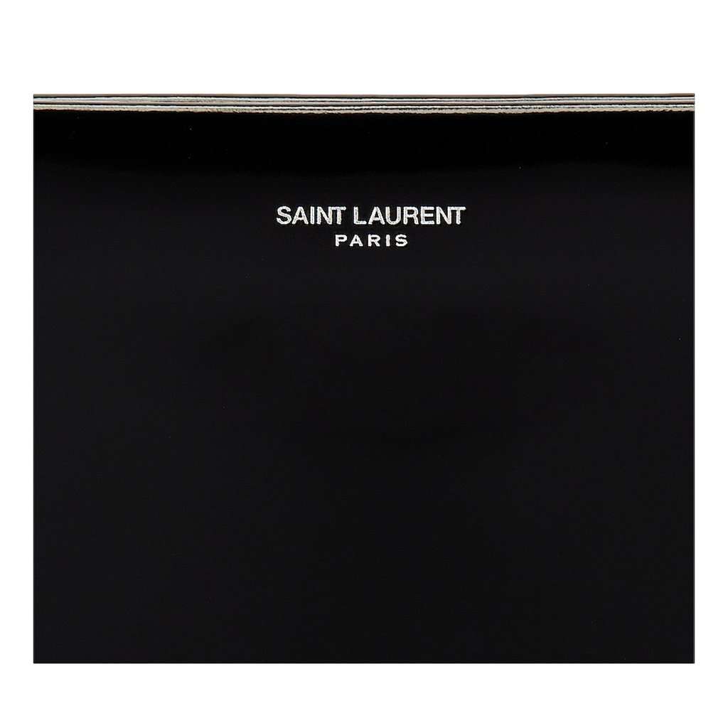 Saint Laurent Saint Laurent Black Patent Leather Shopping Tote Shoulder Bag Black Leather Never worn - Inside View