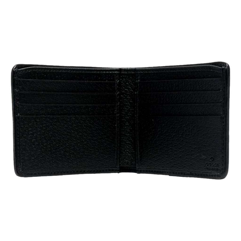 Gucci Gucci Jumbo GG Canvas Leather Black Bifold Wallet Black Canvas Never worn - Back View