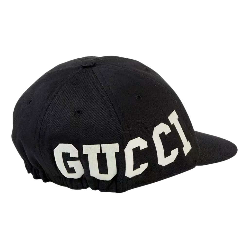Gucci Gucci 25 Logo Cotton Baseball Cap in Black Medium Black Cotton Never worn - Inside View