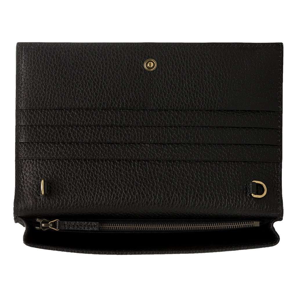 Gucci Gucci Interlocking GG Black Python Leather Bow Wallet on Chain Gold Hardware Black Leather Never worn - Box View