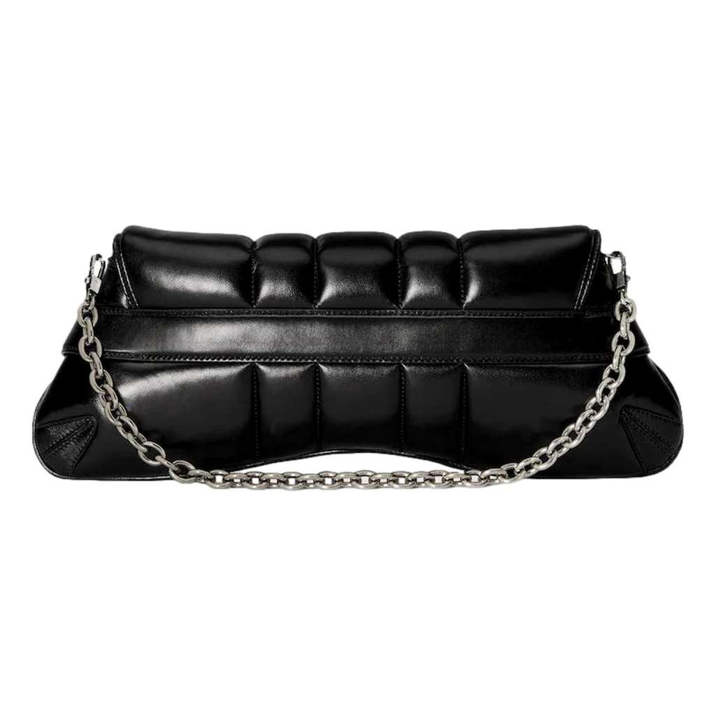 Gucci Gucci Horsebit Vertical Quilted Leather Medium Chain Shoulder Bag Black Black Leather Never worn - Box View