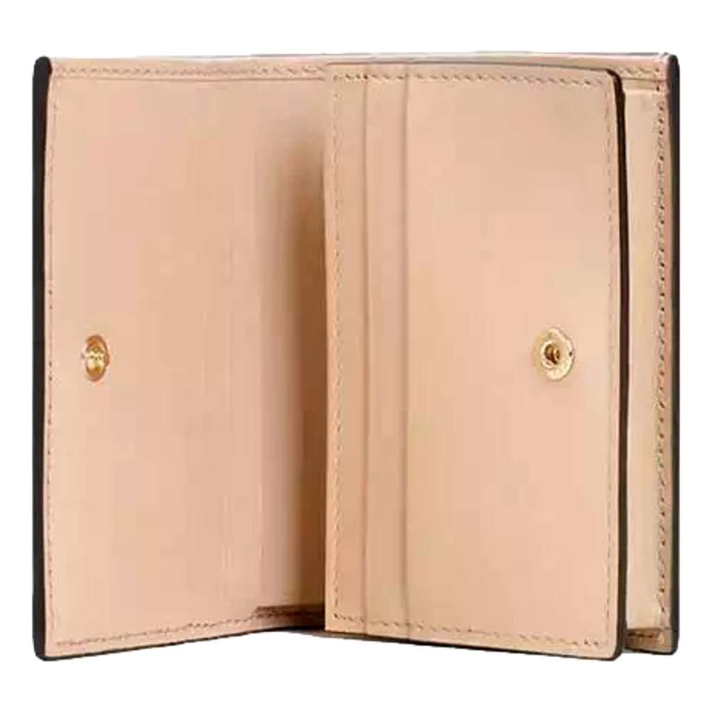 Gucci Gucci GG Matelassé Pink Sand Leather Card Case Wallet Pink Leather Never worn - Inside View