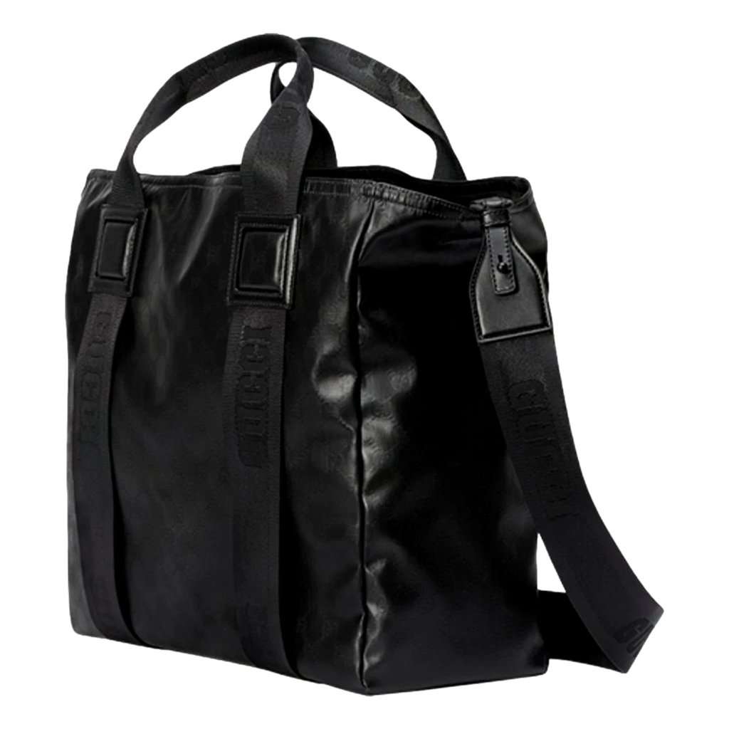 Gucci Gucci GG Crystal Black Canvas Travel Tote Bag Black Canvas Never worn - Inside View
