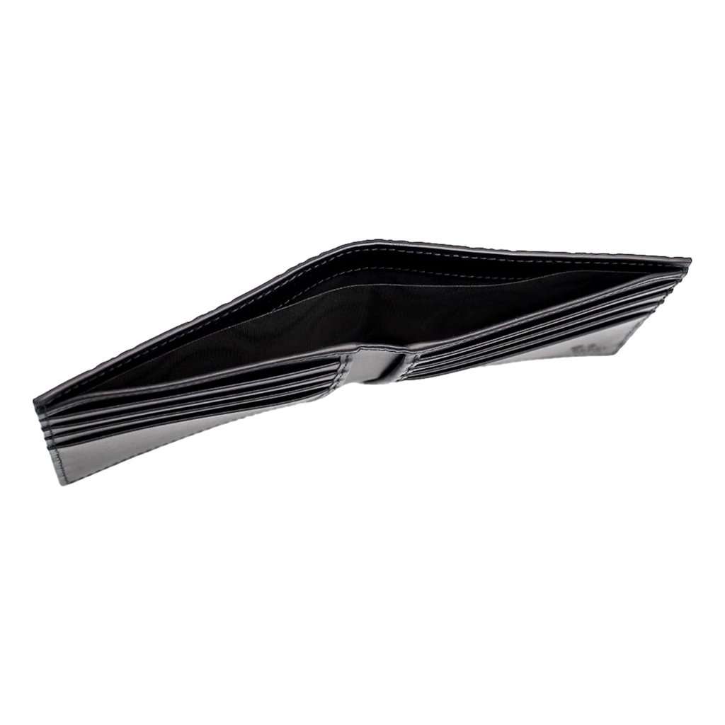 Gucci Gucci Guccissima Black Embossed Leather Bifold Wallet Black Leather Never worn - Box View