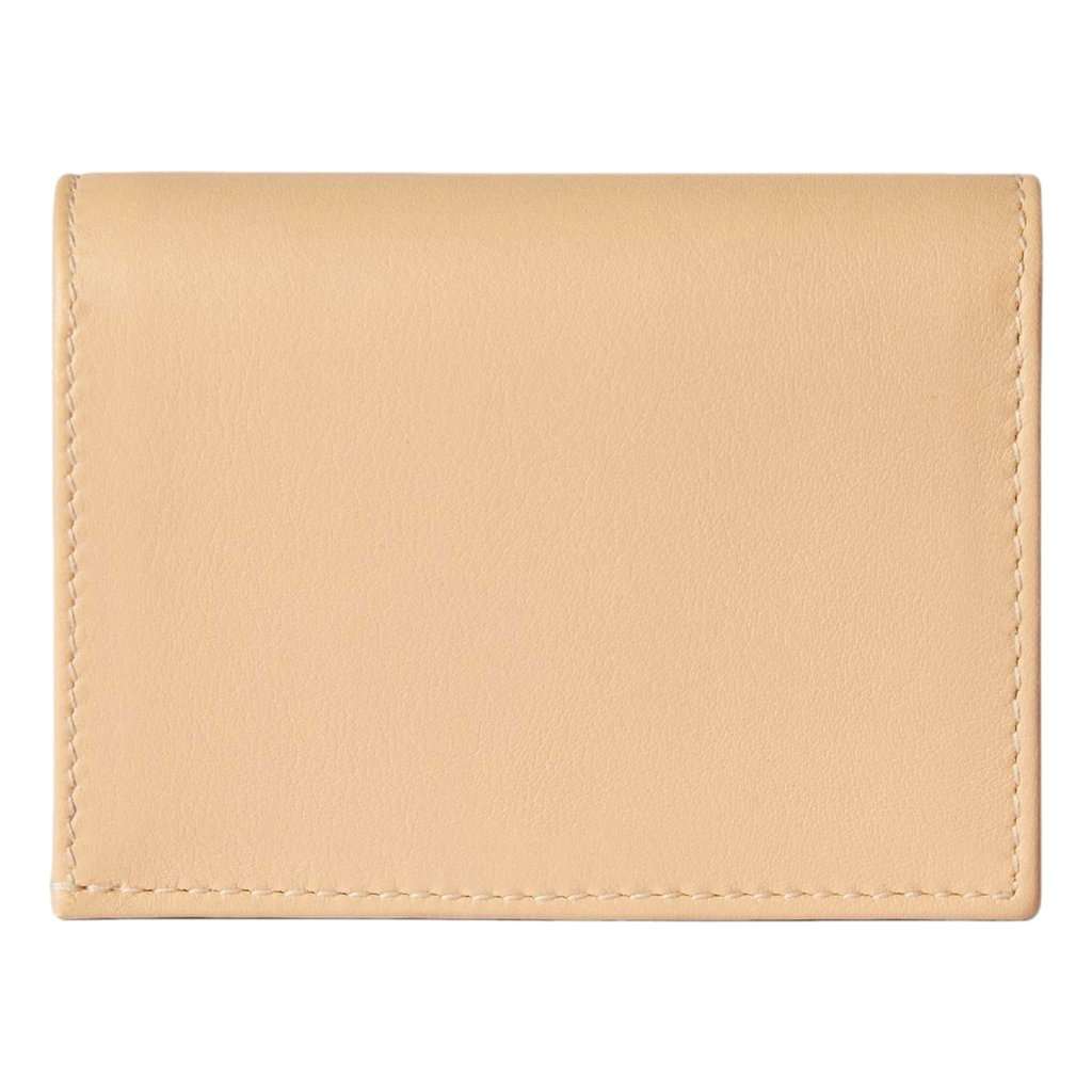 Gucci Gucci GG Marmont Dual Tone Metal Soft Calfskin Card Case Light Beige Beige Leather Never worn - Back View