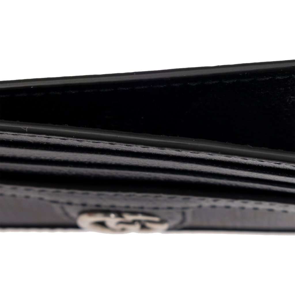 Gucci Gucci Ophidia GG Canvas Leather Navy Card Case Wallet Blue Leather Never worn - Model View