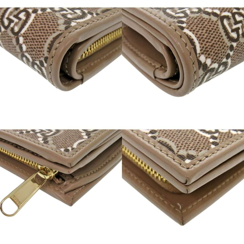 Gucci Gucci GG Shadow Brown Medium Bifold Wallet Brown Leather Never worn - Model View