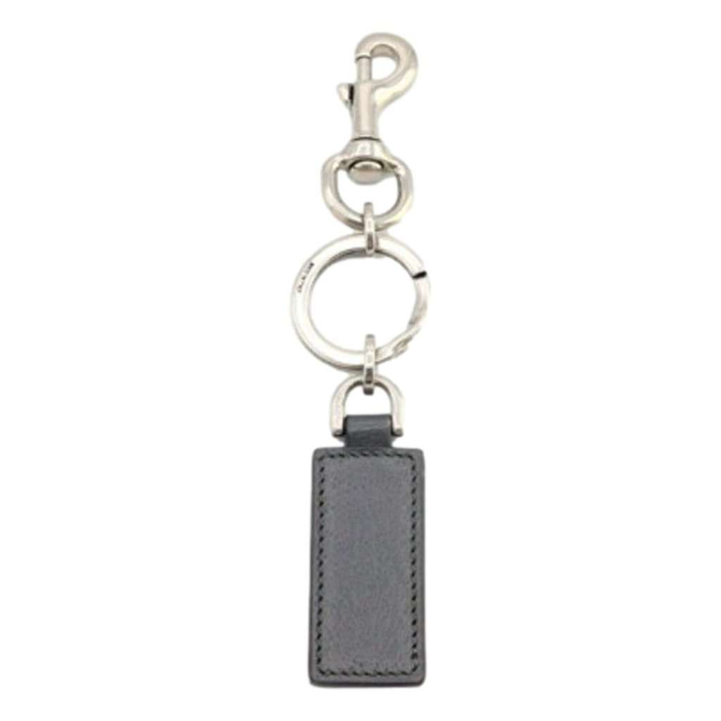 Gucci Gucci GG Supreme Canvas Key Ring Charm Silver Hardware MultiColor Leather Never worn - Back View