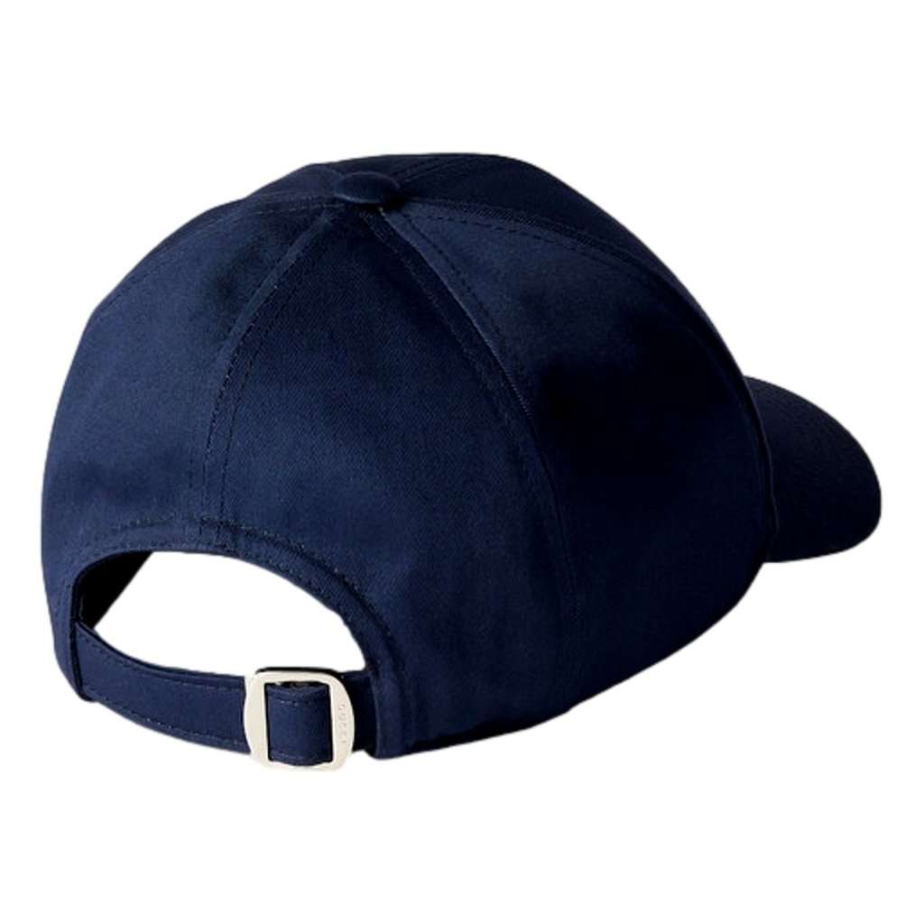 Gucci Gucci Baseball Hat with Embroidery in Navy Blue L Blue Cotton Never worn - Back View
