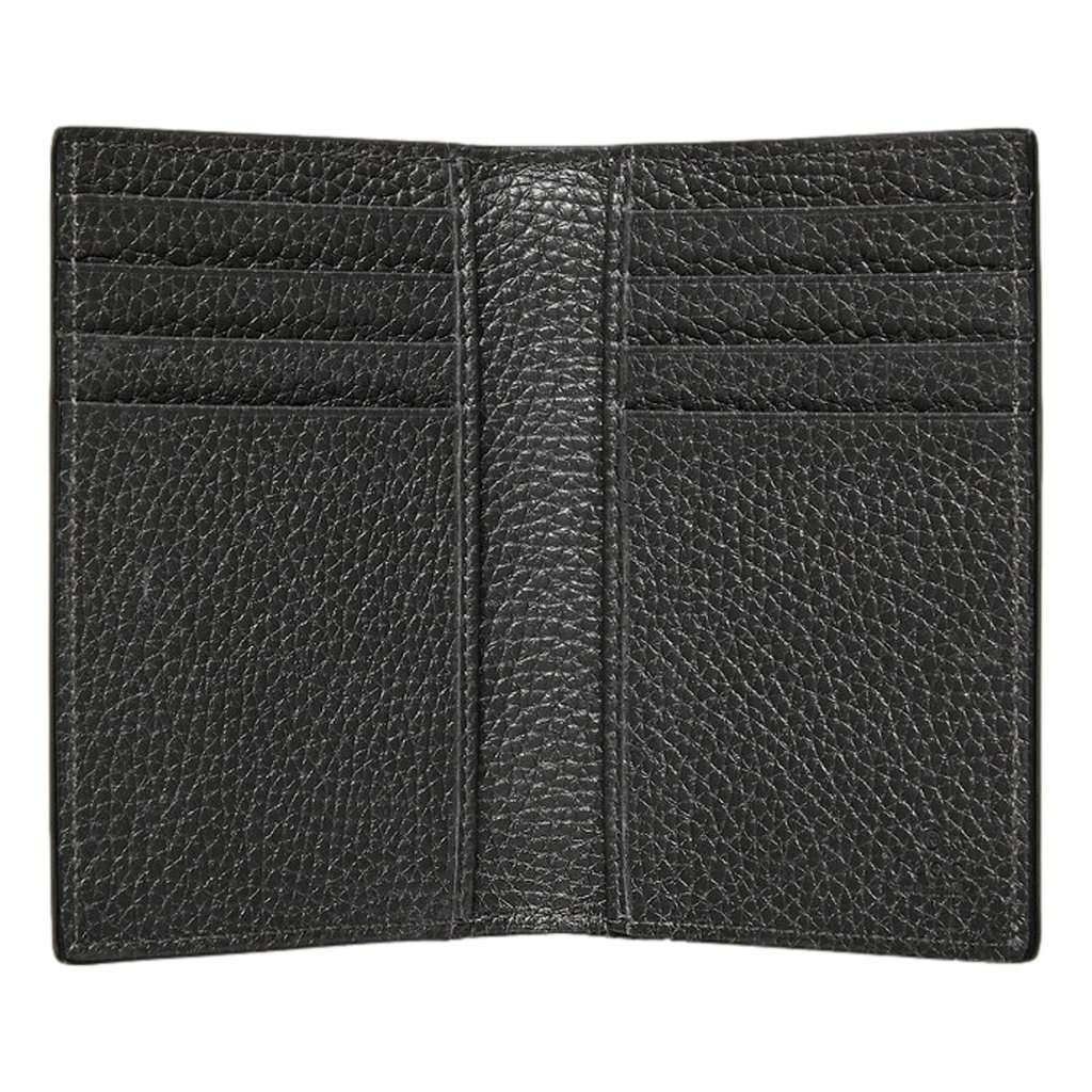 Gucci Gucci GG Shadow Black White Vertical Bifold Card Wallet Black Leather Never worn - Inside View
