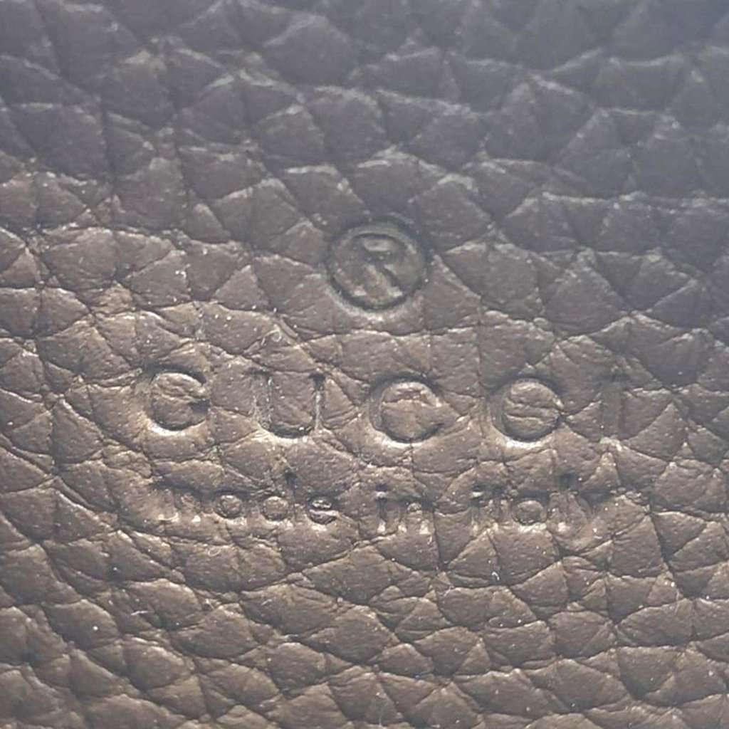 Gucci Gucci GG Shadow Brown Canvas Earphone Case Charm Brown Leather Never worn - Box View