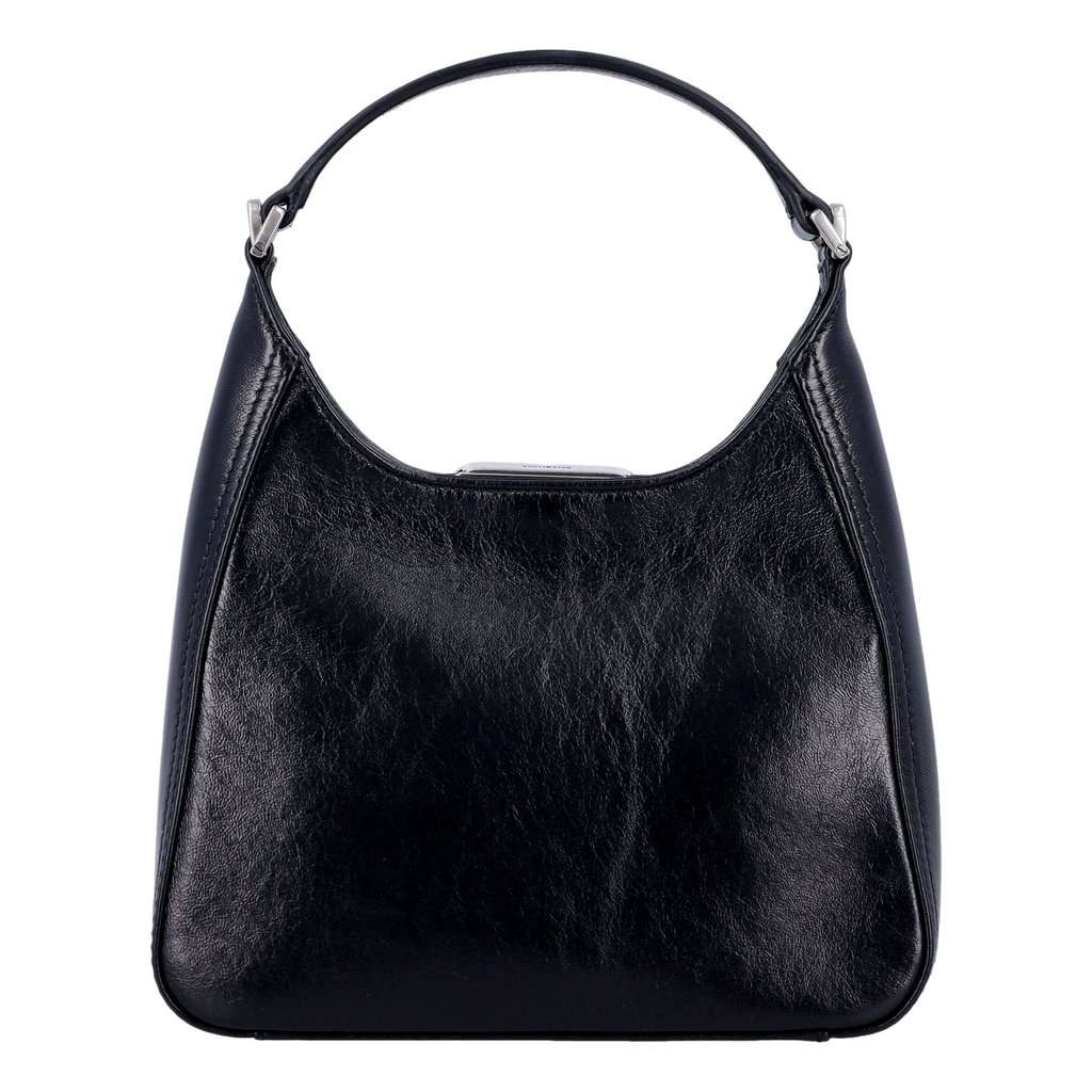 Balenciaga Balenciaga BB Soft Hobo Mini Black Smooth Calfskin Leather Shoulder Crossbody Bag Beige Leather Never worn - Inside View