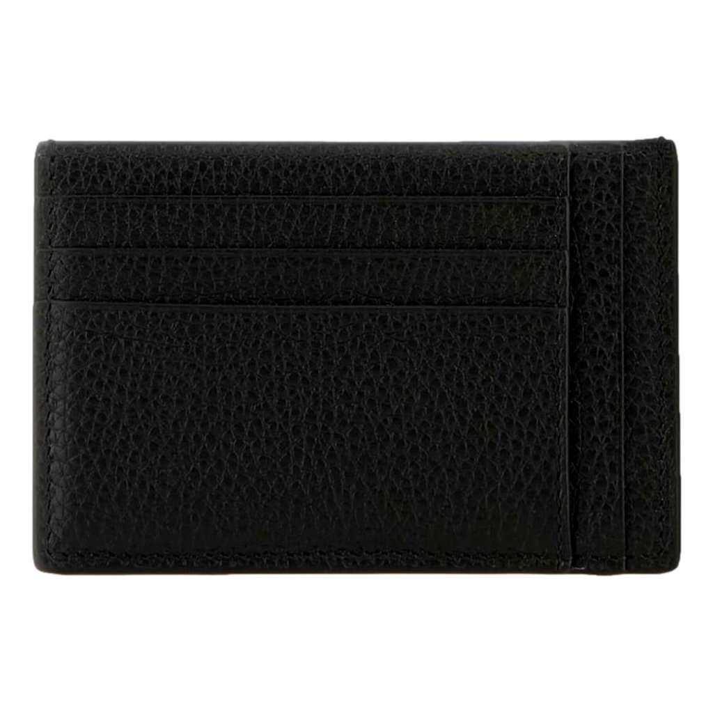 Gucci Gucci Jumbo GG Black Leather Card Holder Wallet Embossed Logo Black Leather Never worn - Inside View