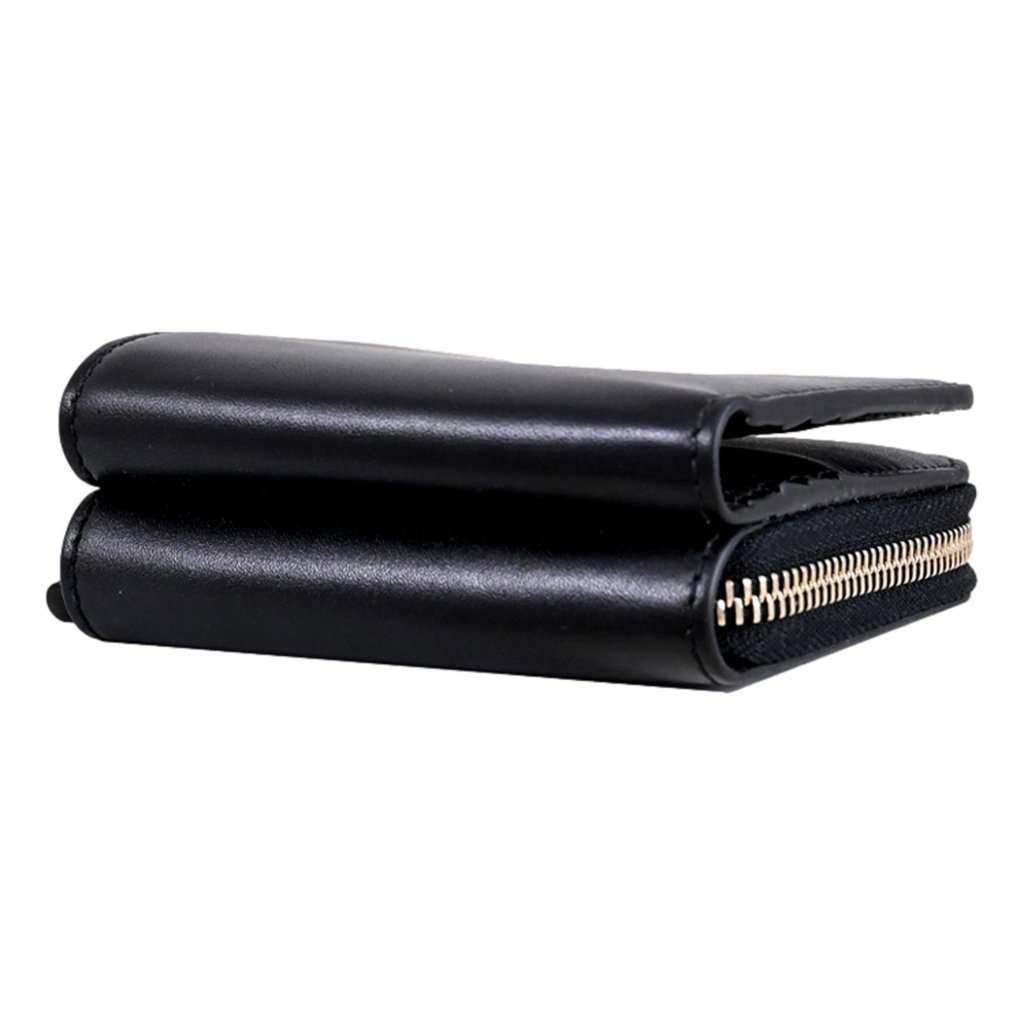 Gucci Gucci Black Patent Leather Zip-Around Wallet with Bamboo Pull Black Leather Never worn - Box View