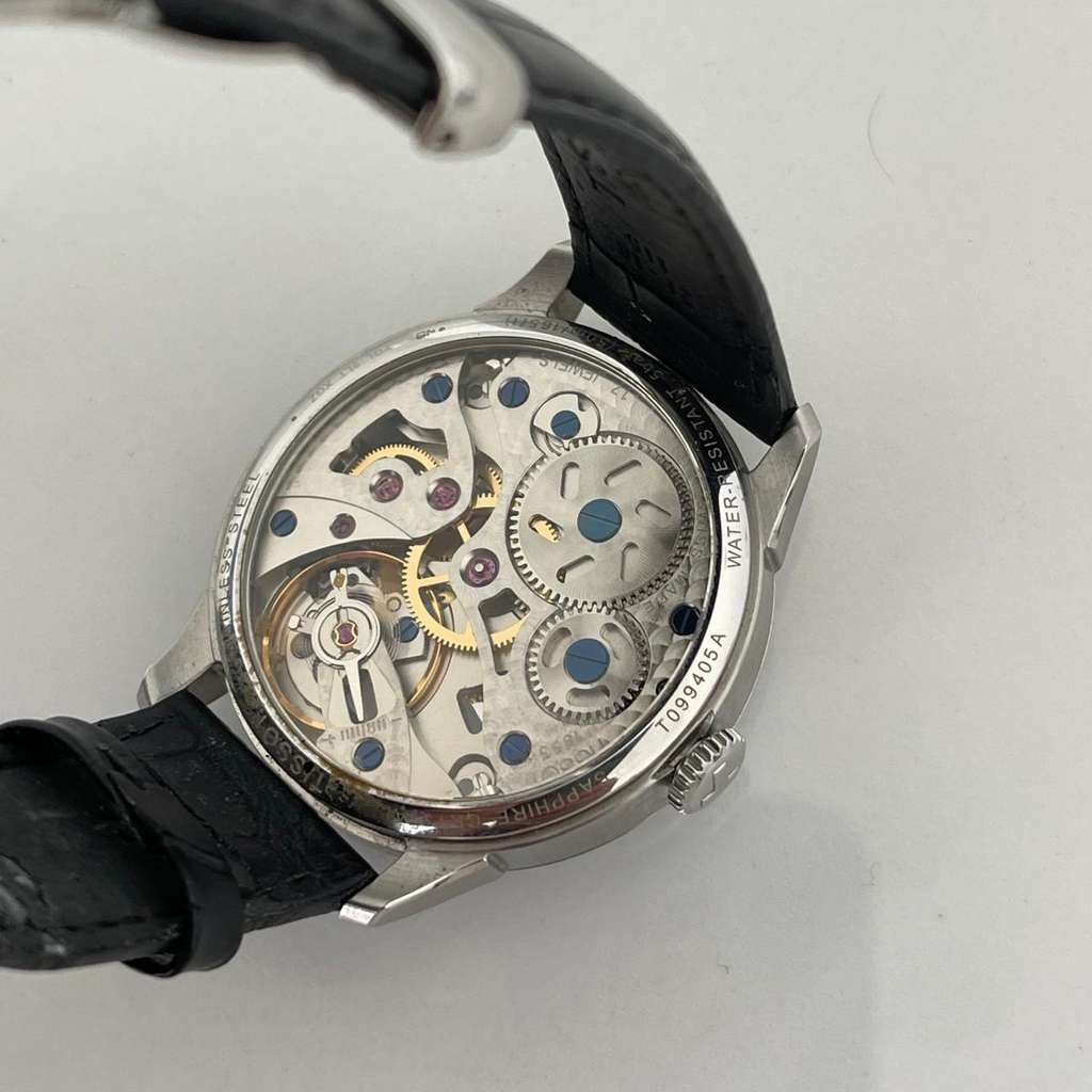 Tissot Skeleton T099 series Black Very good condition - Back View