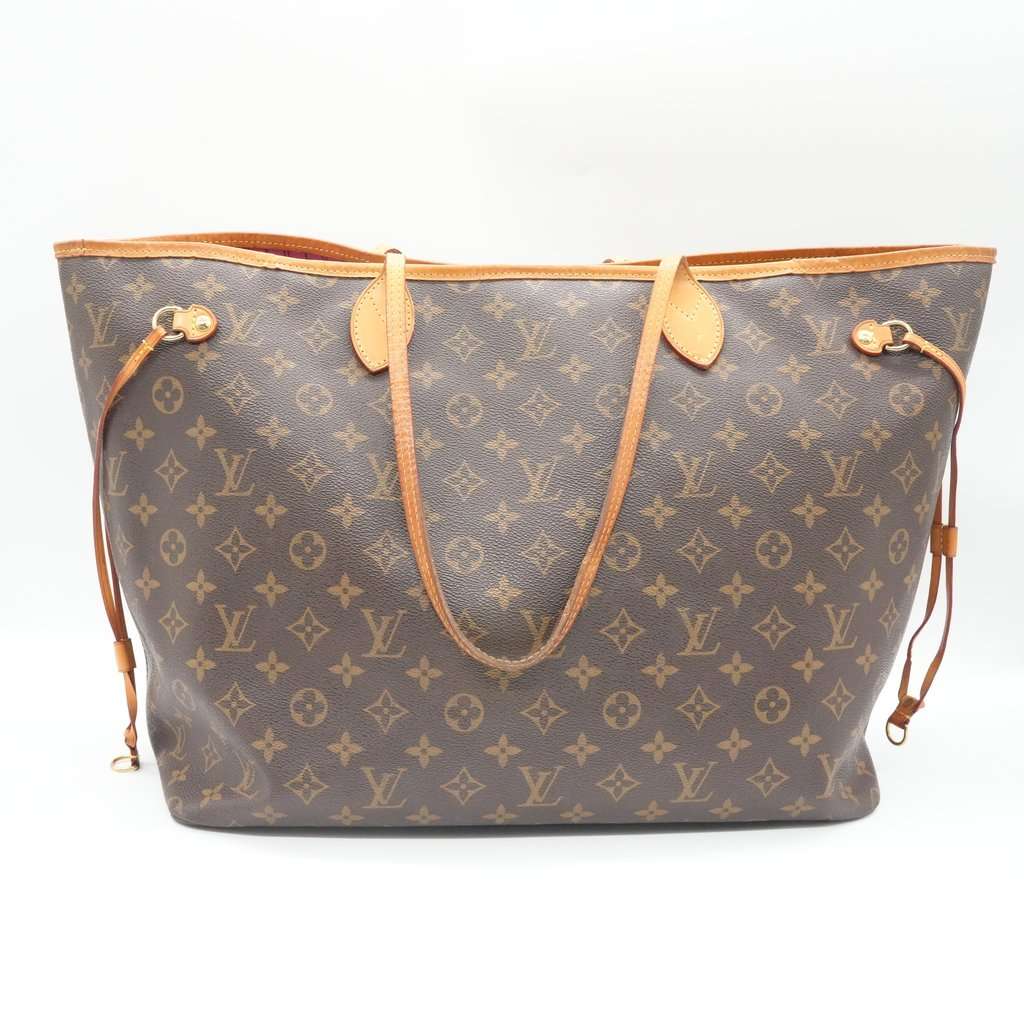 Louis Vuitton Neverfull GM Tote Monogram Brown Canvas Fair - Back View
