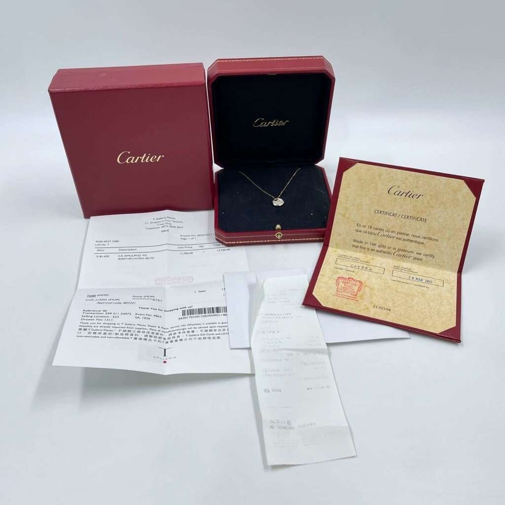 Cartier Amulette Necklace MultiColor Lace Very good - Box View
