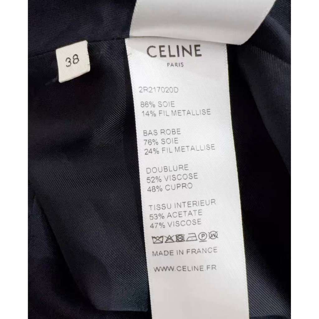 Celine Silk Dress MultiColor Silk Never worn, with tag - Box View