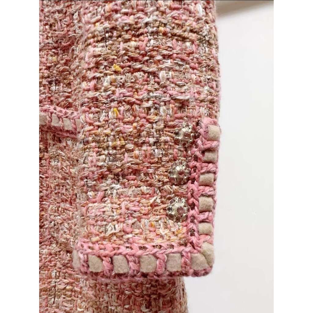 Chanel Tweed Dress MultiColor Tweed Very good - Inside View
