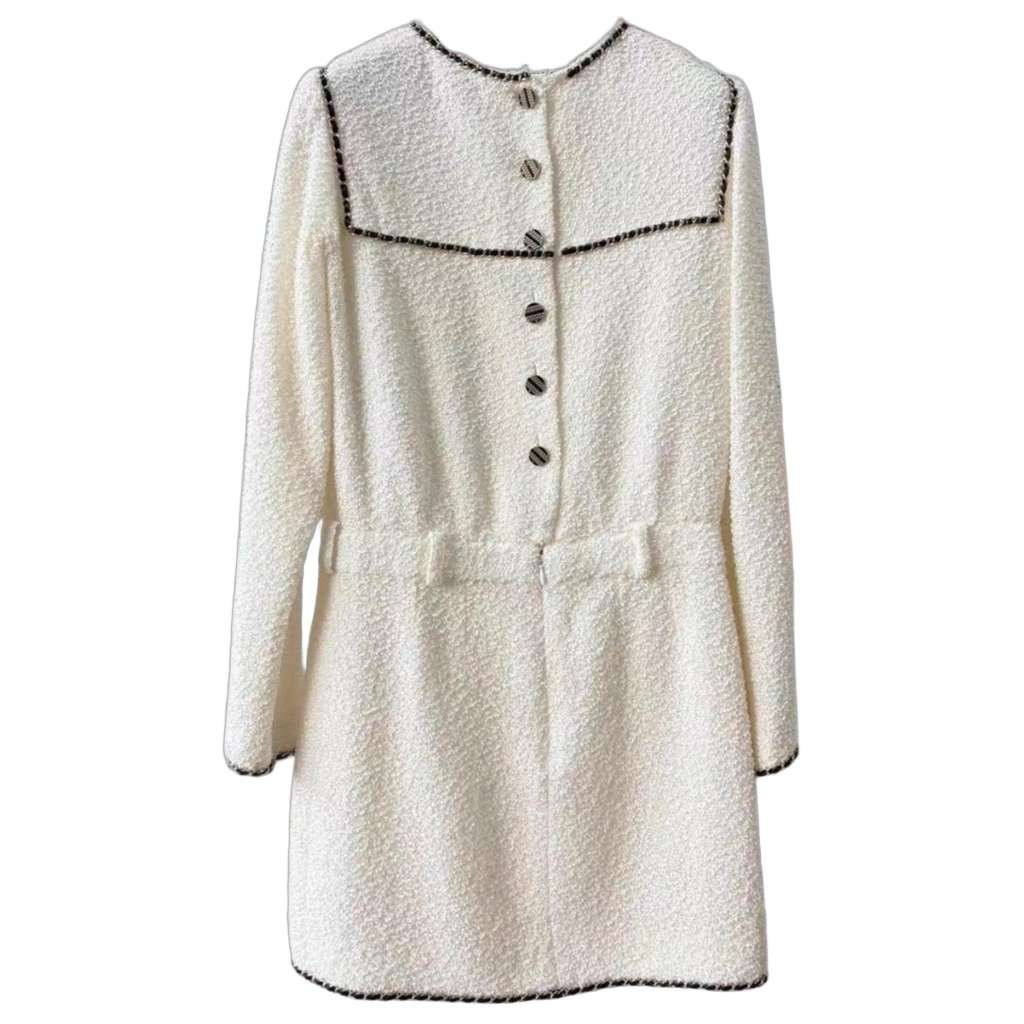 Chanel Viscose Dress MultiColor Viscose Very good - Front View