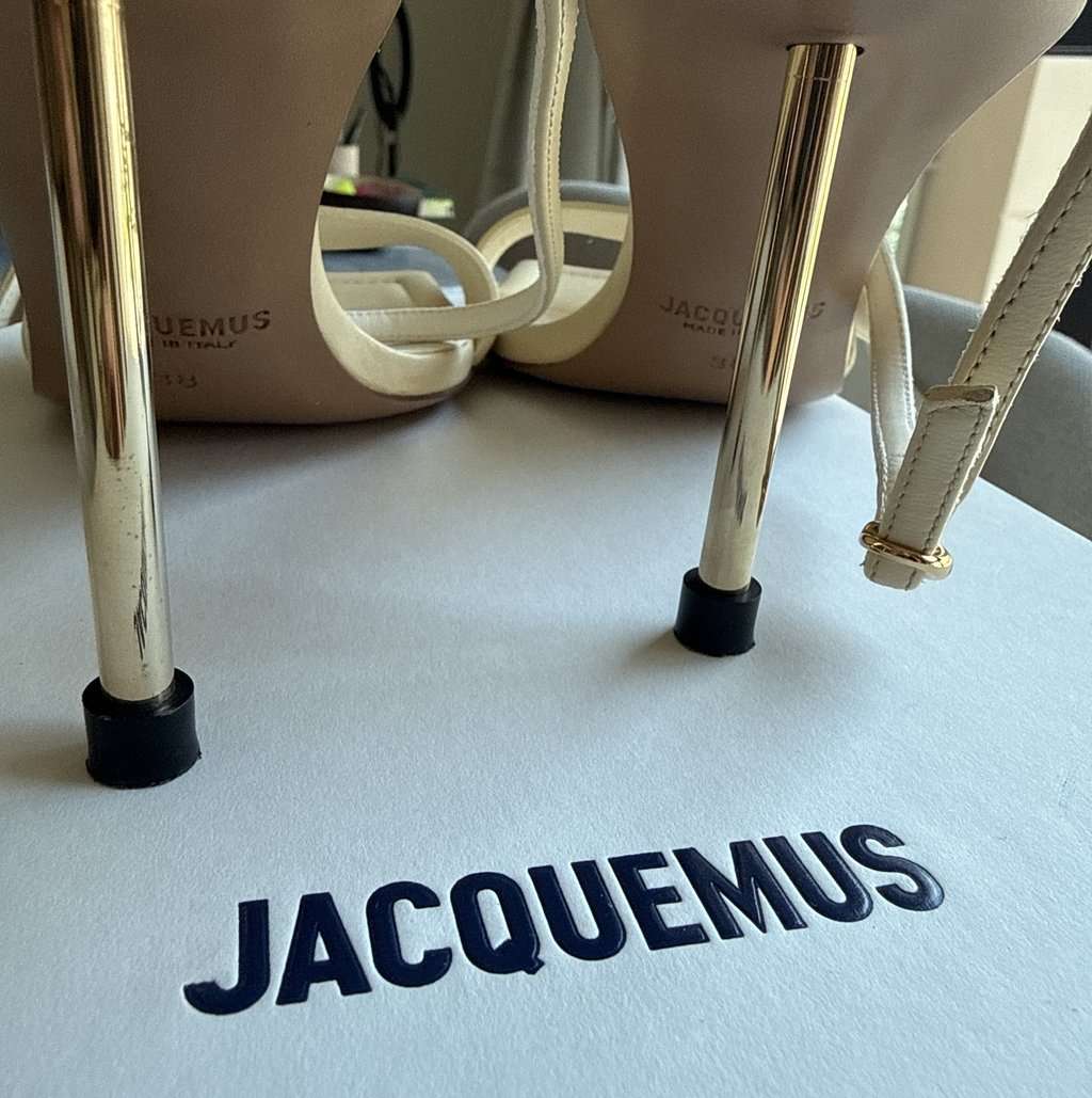 Jacquemus Sandales Regalo 100 Beige Good - Back View