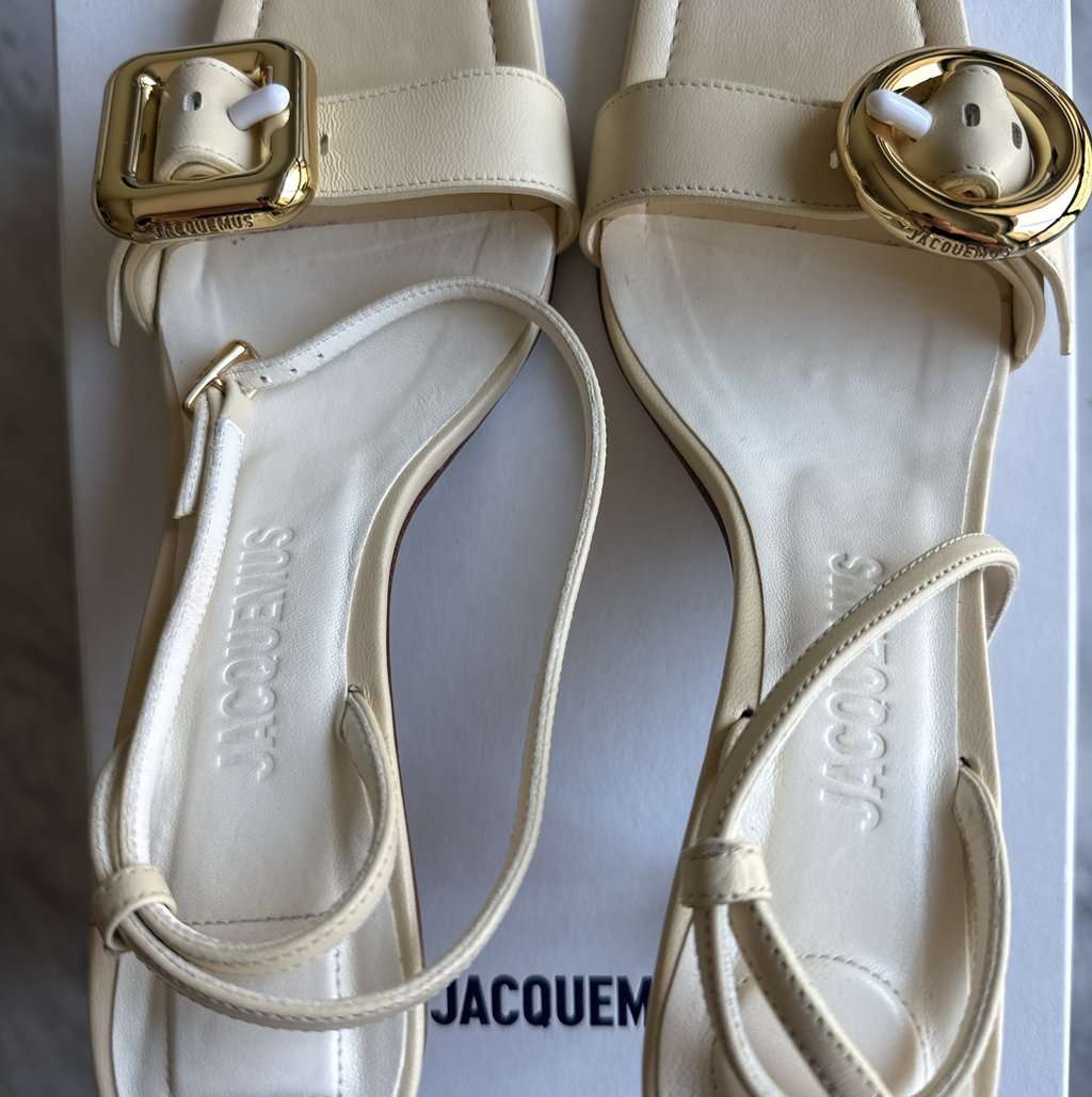 Jacquemus Sandales Regalo 100 Beige Good - Inside View