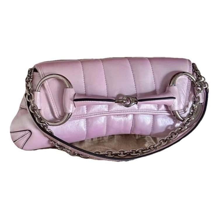 Gucci 1955 Horsebit Pink Leather Never worn, with tag - Front View