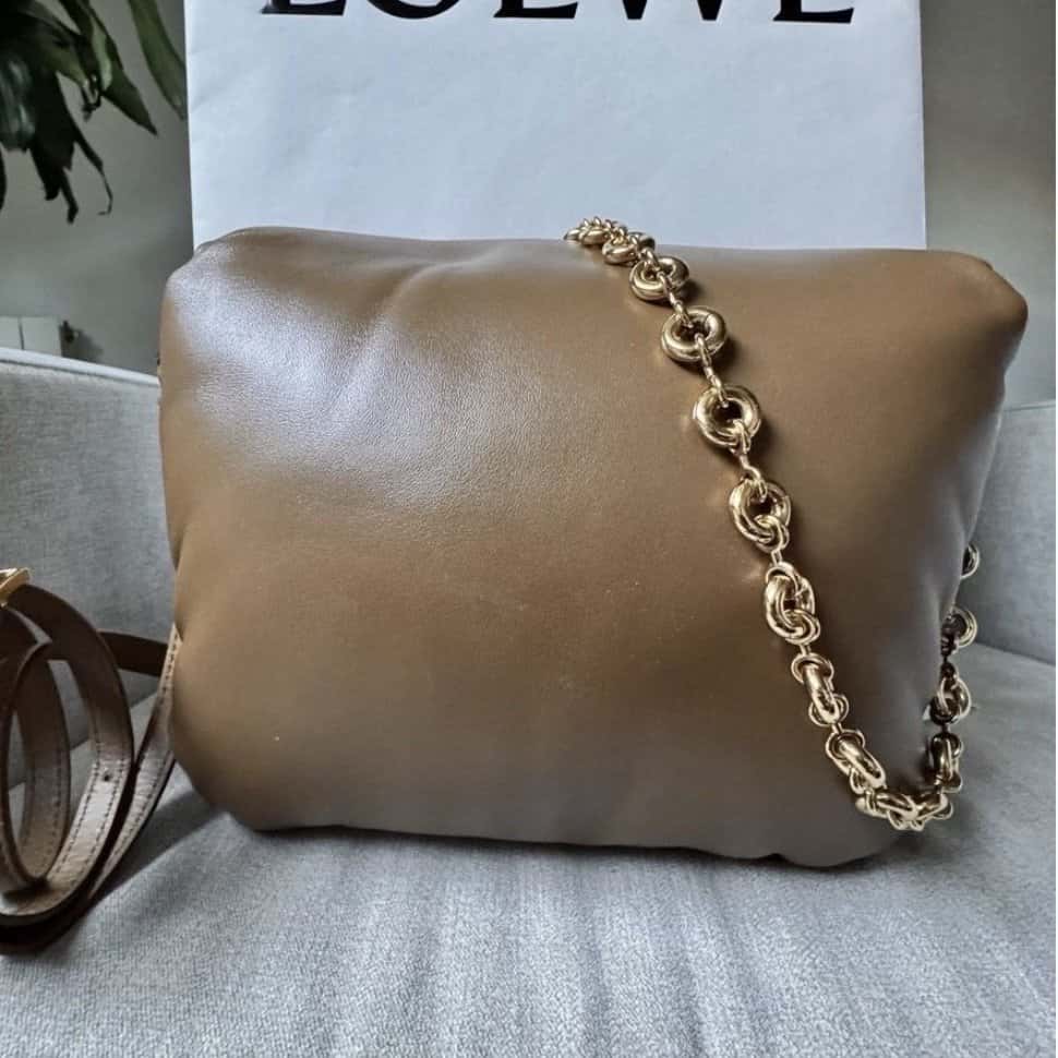 Loewe Loewe Goya Puffer Camel Leather Never worn, with tag - Back View