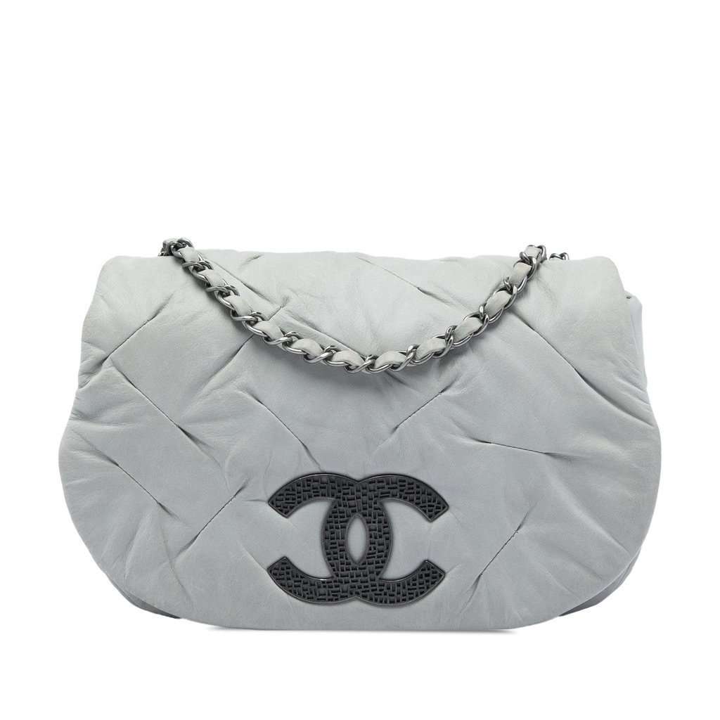 Chanel Cambon Metallic Denim Good - Back View