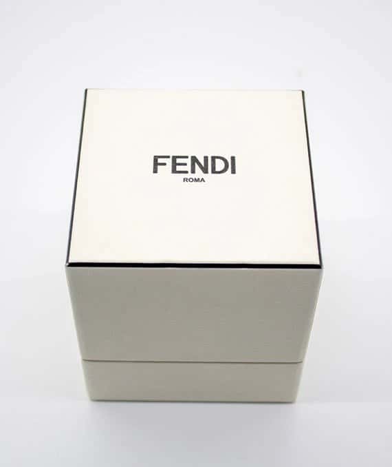 Fendi Gold Ring with Diamonds Gold Gold Very good - Model View