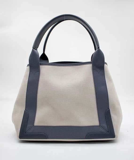 Balenciaga Navy XS Grey Cabas Bag Grey Never worn - Back View
