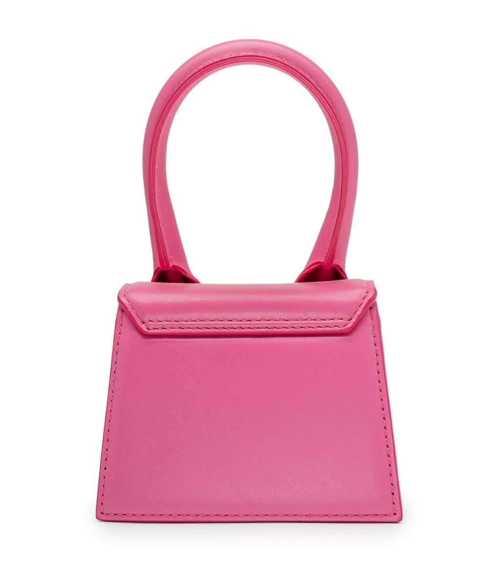 Jacquemus Light Pink Leather Le Chiquito Moyen Top Handle Bag Pink Leather Very good - Inside View