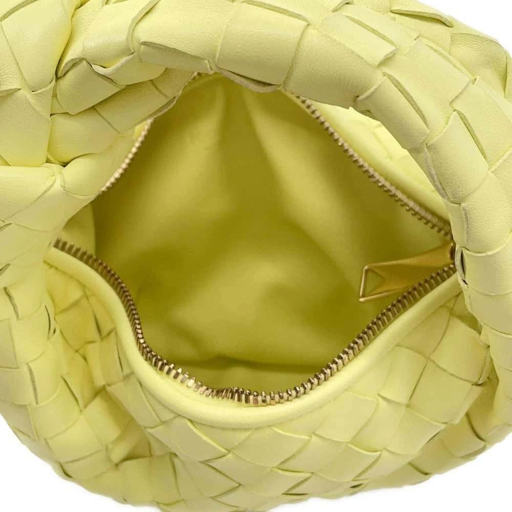 Bottega Veneta Yellow Mini Intrecciato Jodie Bag Yellow Leather Very good - Box View