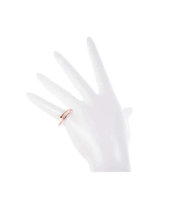 Cartier Just Un Clou Size 15 Ring In 18k Pink Gold Pink Gold Never worn - Back View