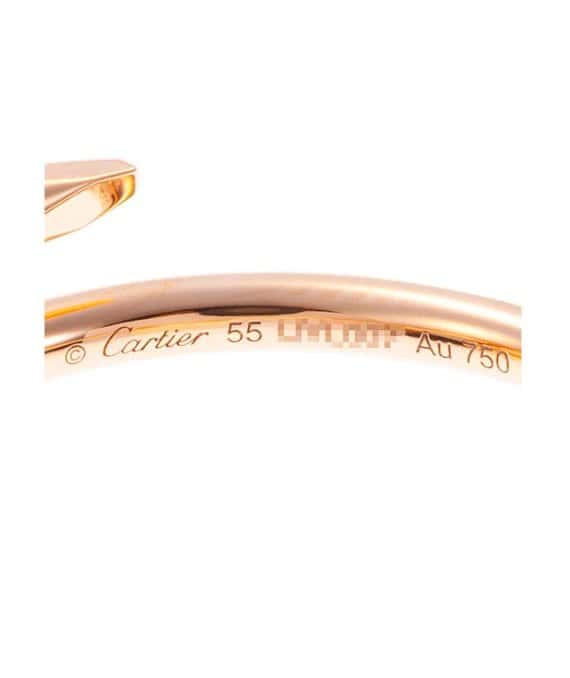 Cartier Just Un Clou Size 15 Ring In 18k Pink Gold Pink Gold Never worn - Inside View