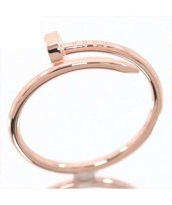 Cartier Juste Un Clou SM Nail Pink Gold 18K Ring Pink Gold Very good - Back View