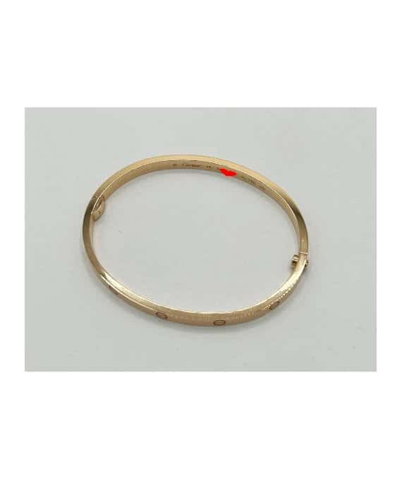 Cartier Love Bracelet Small Model In 18k Pink Gold Pink Gold Very good - Inside View