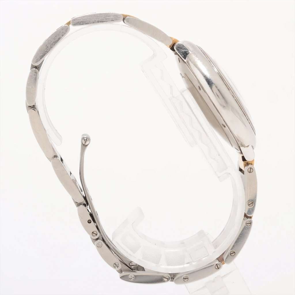 Cartier Silver 18K Yellow Gold Stainless Steel Ballon Bleu De Cartier 3284 Women's Wristwatch 36 mm Silver Good - Inside View