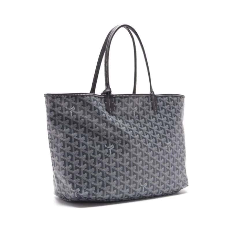 Goyard Gray Goyardine Coated Canvas and Leather Mr./Ms. PM Tote Bag Grey Leather Very good - Inside View