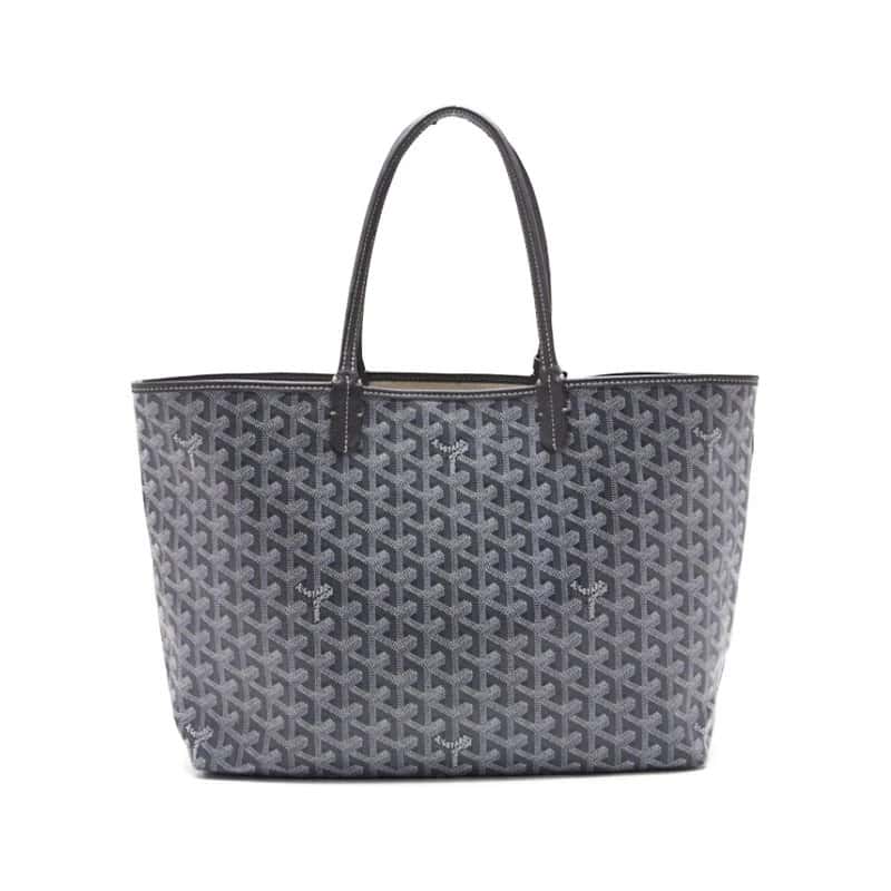Goyard Gray Goyardine Coated Canvas and Leather Mr./Ms. PM Tote Bag Grey Leather Very good - Model View