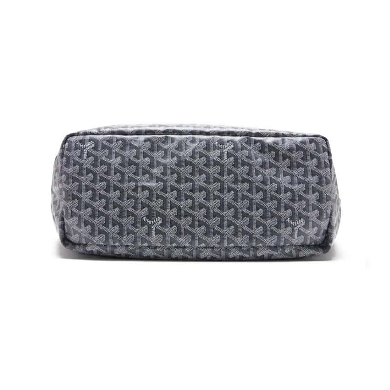 Goyard Gray Goyardine Coated Canvas and Leather Mr./Ms. PM Tote Bag Grey Leather Very good - Box View