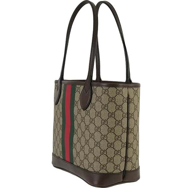 Gucci Tricolor Canvas GG Supreme Small Ophidia Tote Bag MultiColor Canvas Never worn - Inside View