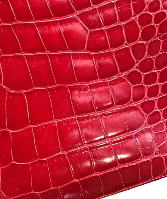 Hermès 2004 Porosus Crocodile Leather Birkin Handbag size 30 in Blaze with Palladium Hardware MultiColor Leather Very good - Back View