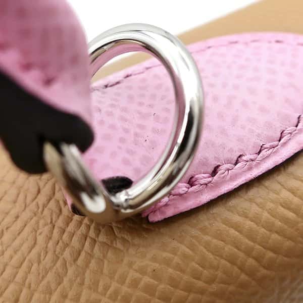 Hermès 2022 (Stamp U) Tricolor Chai/Mauve Sylvestre /Lime Kelly in Epsom Leather with Palladium Hardware MultiColor Leather Very good - Box View