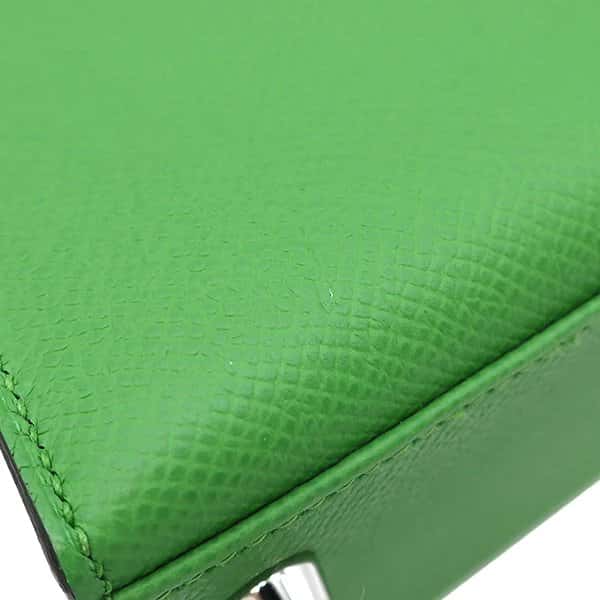 Hermès 2023 (Stamp B) Size 25 Epsom leather Kelly Vert Yucca in Color with Palladium Hardware MultiColor Leather Very good - Box View
