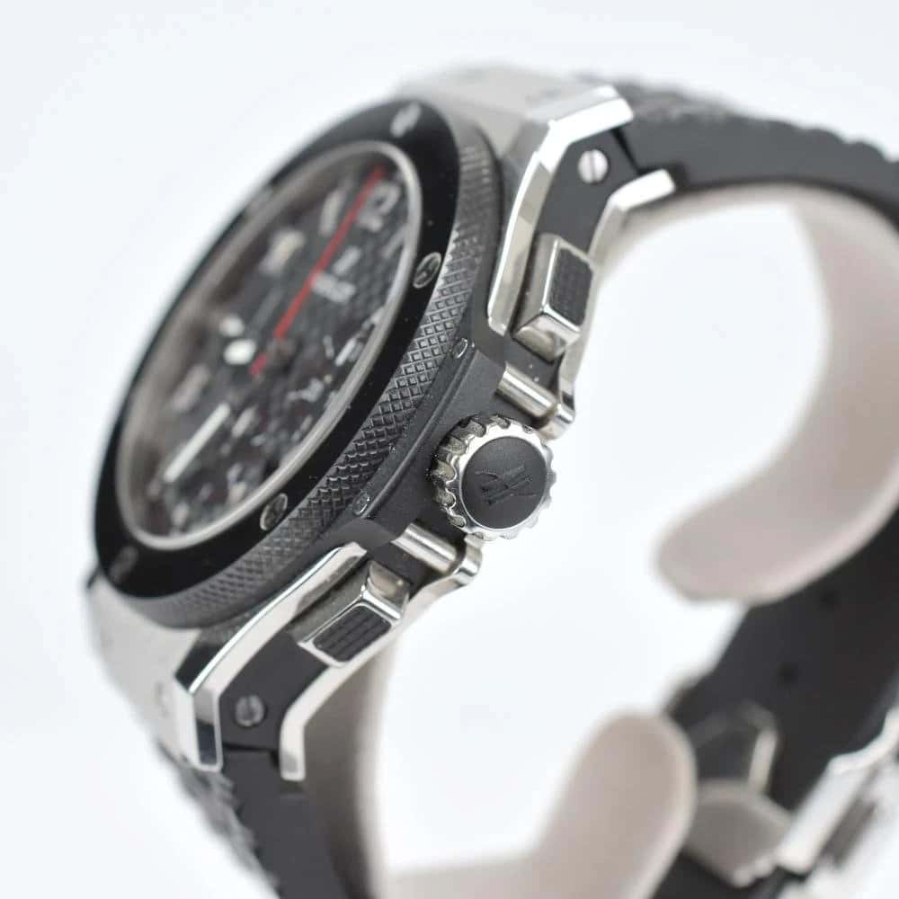 Hublot Black Stainless Steel Ceramic Big Bang Automatic Men's Wristwatch Black Good - Inside View