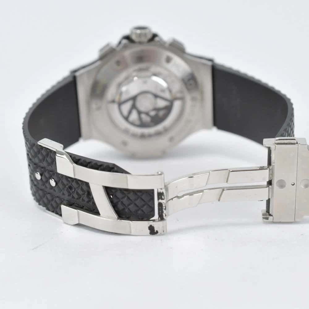 Hublot Black Stainless Steel Ceramic Big Bang Automatic Men's Wristwatch Black Good - Box View