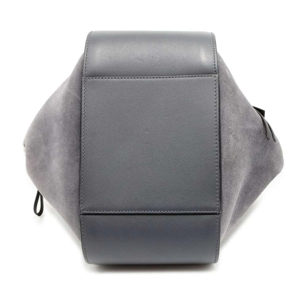 Loewe Grey Leather and Suede Small Hammock Tote Bag Grey Suede Good - Inside View