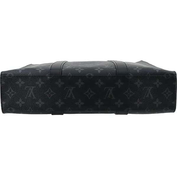Louis Vuitton Black Monogram Eclipse Canvas Sac Plat Tote Bag Black Canvas Very good - Box View